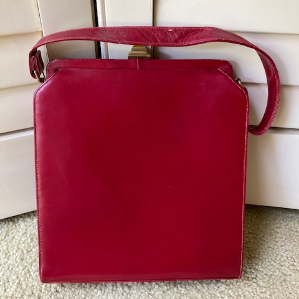 1950's Mam'selle Original New York Leather Purse - Picture 3 of 14